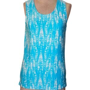 Blue Athletic Tank Top Size Large
